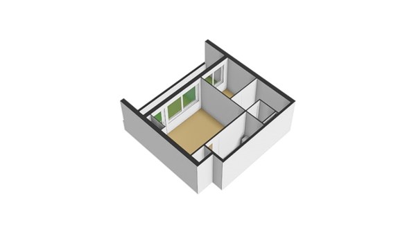 Floorplan - Nobelstraat 81A01, 3039 SJ Rotterdam